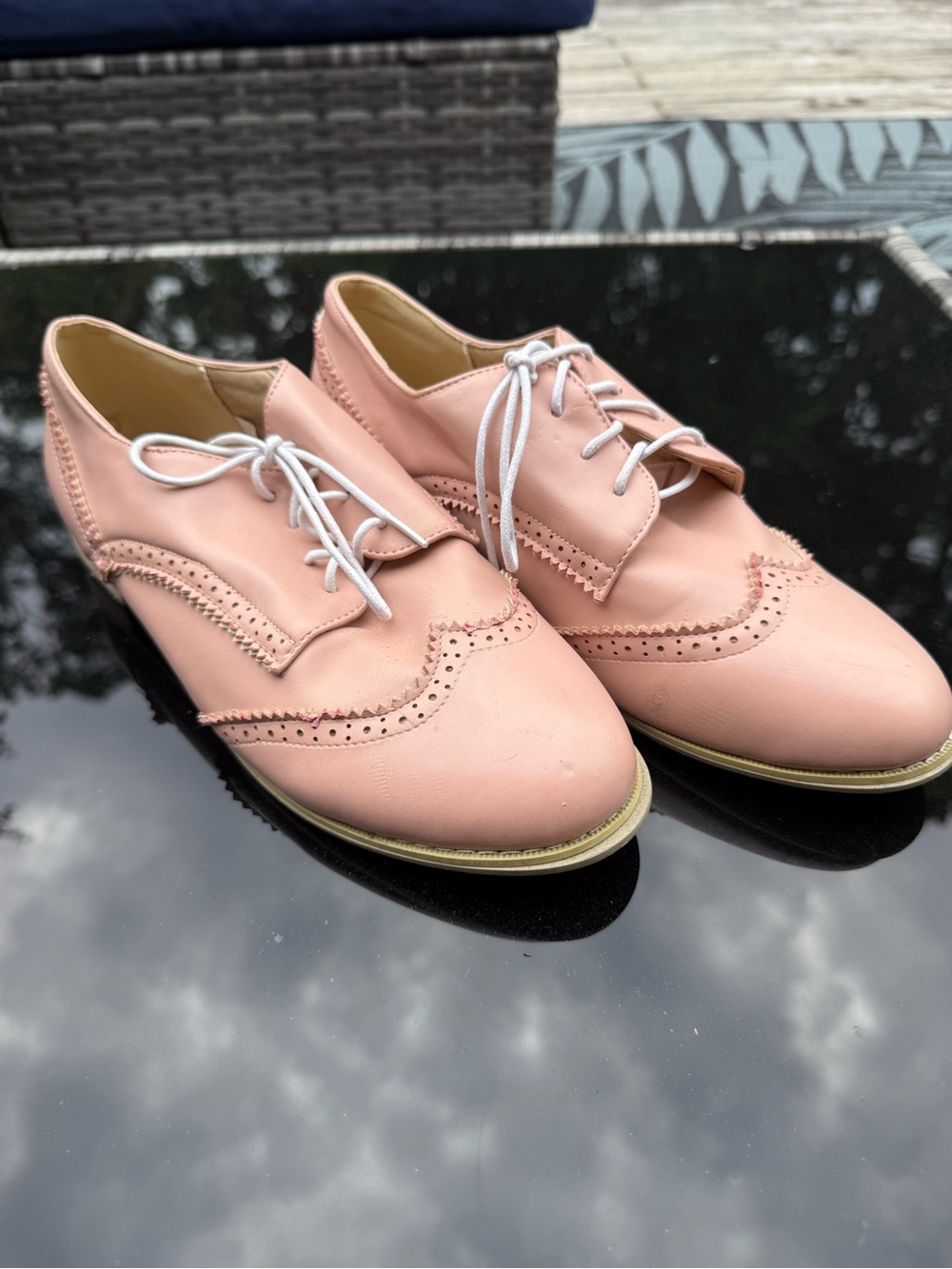 Vintage Japanese Leather Oxford Shoes